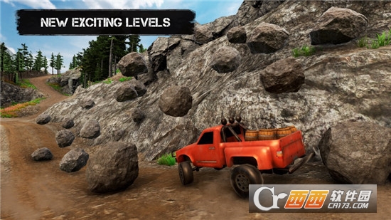 皮卡车越野驾驶