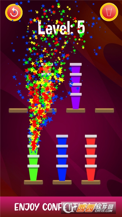 纸杯排序拼图中文版