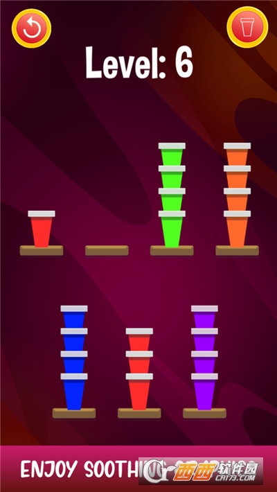 纸杯排序拼图中文版