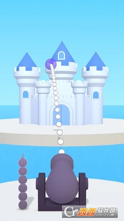 发射炸毁城堡游戏