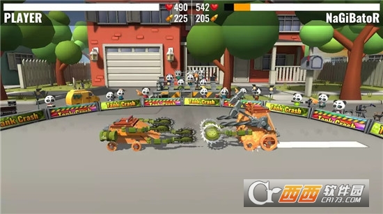 坦克坠毁战斗机器人之星