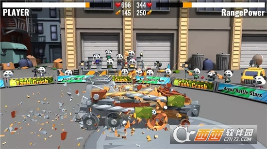 坦克坠毁战斗机器人之星