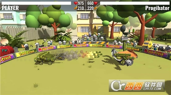 坦克坠毁战斗机器人之星