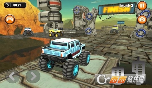 终极怪物卡车3D特技赛车