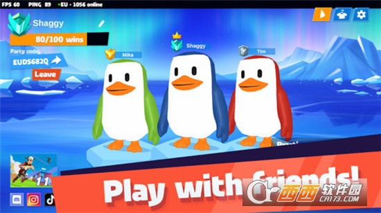 企鹅疯狂淘汰赛