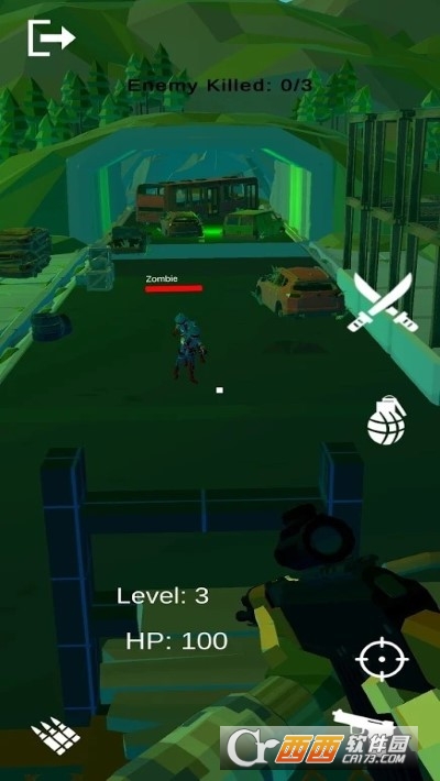 枪杀僵尸入侵防御