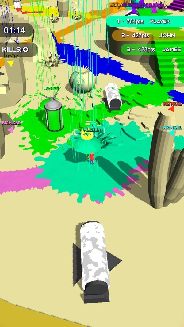 染色雨伞大乱斗内购版