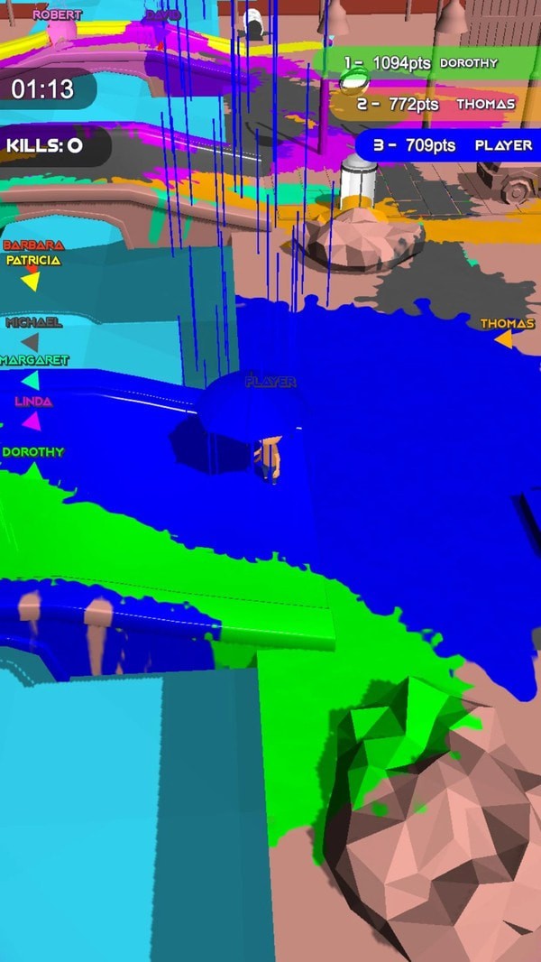 染色雨伞大乱斗内购版