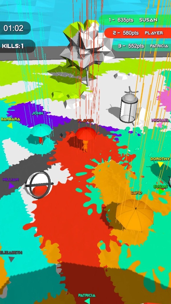 染色雨伞大乱斗内购版