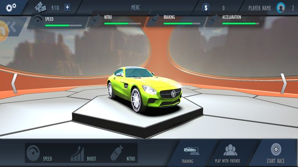 逼真的兰博基尼停车