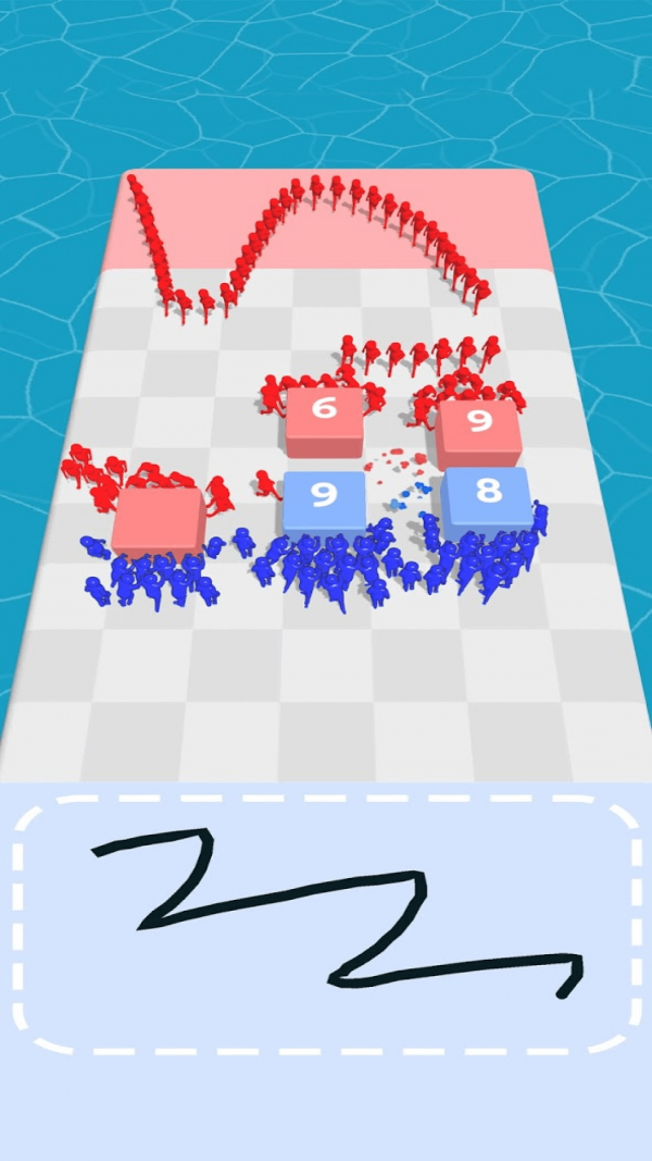 画个军队推推战