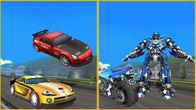 警察机器人战斗