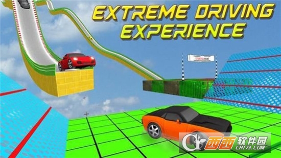 疯狂警车坡道特技