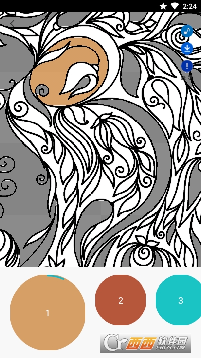 小画家填色涂画