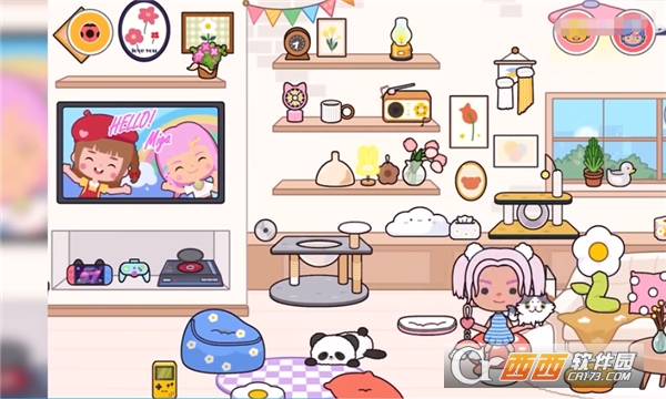 米加小镇世界公寓与电器店