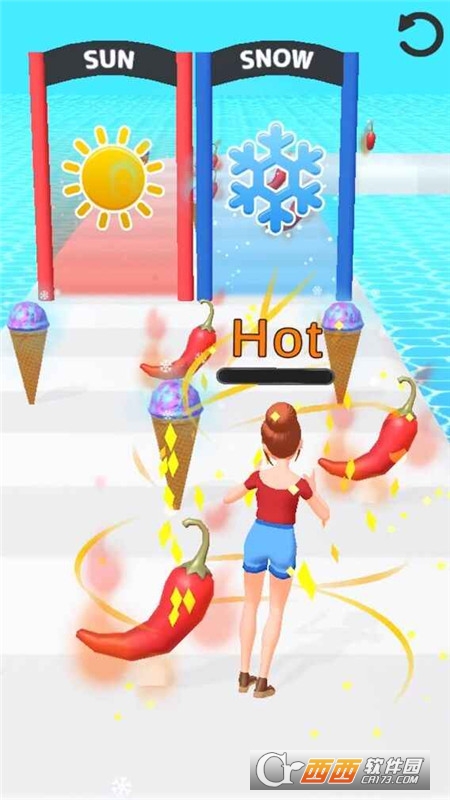 冰火女孩hot run游戏