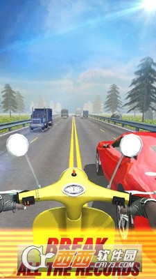 摩托车直线竟速游戏