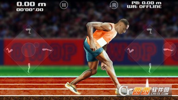 百米赛跑QWOP小游戏
