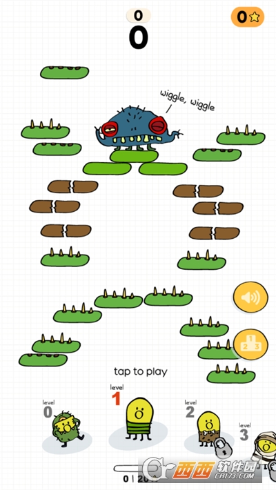 嘟嘟跳2游戏(Doodle Jump 2)