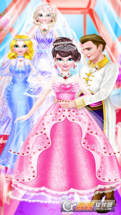 新娘新郎盛装打扮