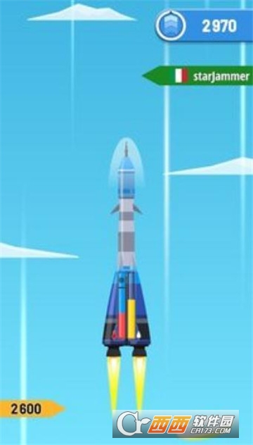 Rocket Sky!(冲上云霄小游戏)