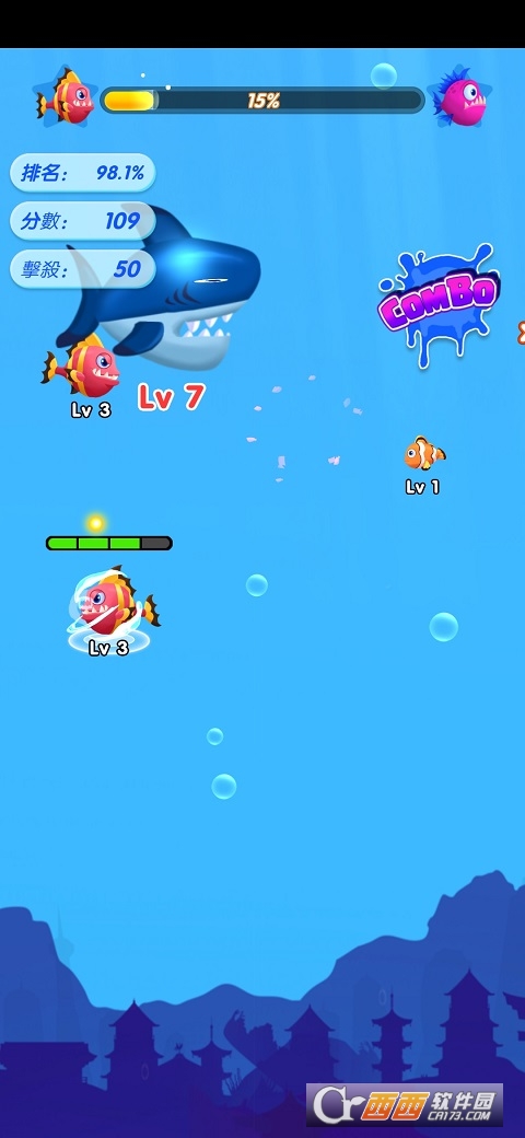 大鱼吃小鱼进化