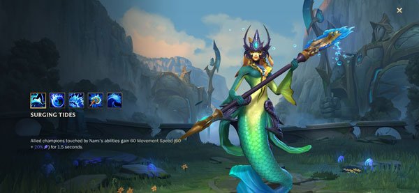 英雄联盟手游娜美技能介绍