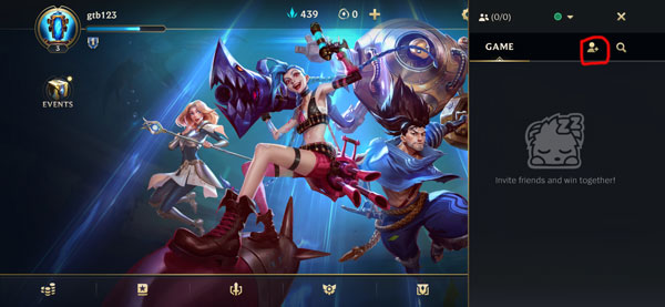 英雄联盟手游怎么加好友开黑