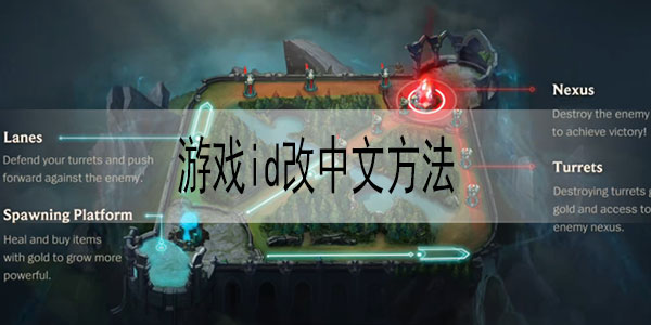 英雄联盟手游如何将游戏id改为中文