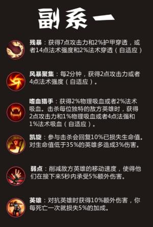 lol手游天赋翻译图解