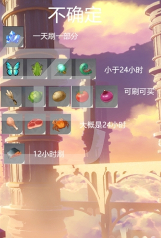 原神资源材料刷新时间