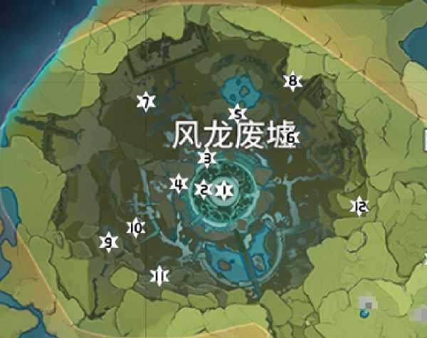 原神风神瞳位置高清图片一览