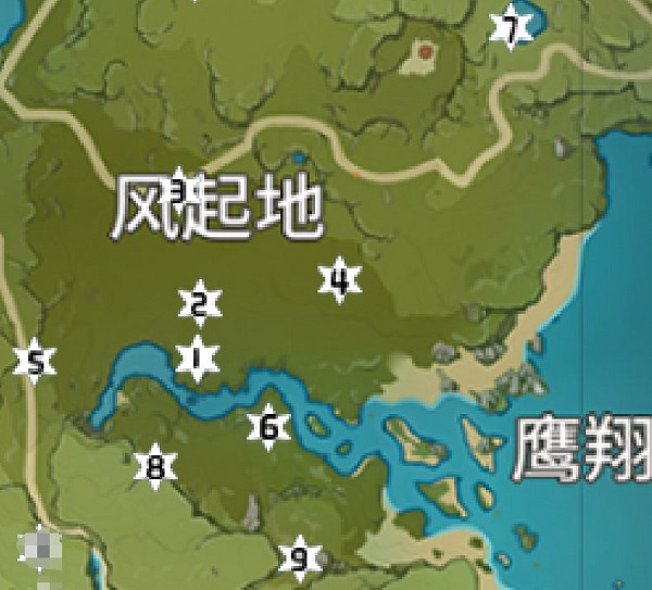 原神风神瞳位置高清图片一览