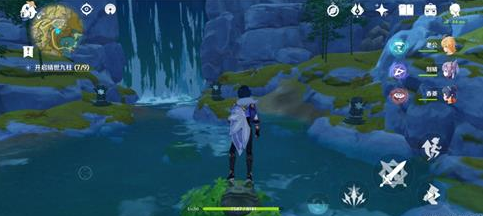 原神绝云间瀑布三个冰柱子同时点亮技巧