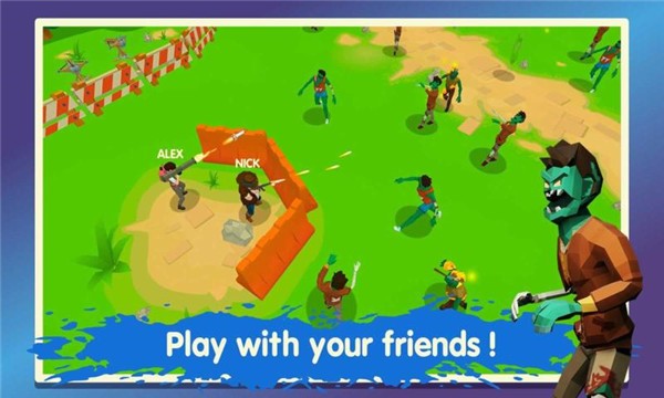 双人僵尸生存无限金币钻石版(Two Guys And Zombies 3D)