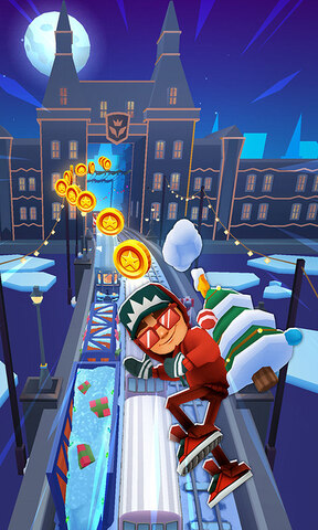 地铁跑酷(踩雪版本)