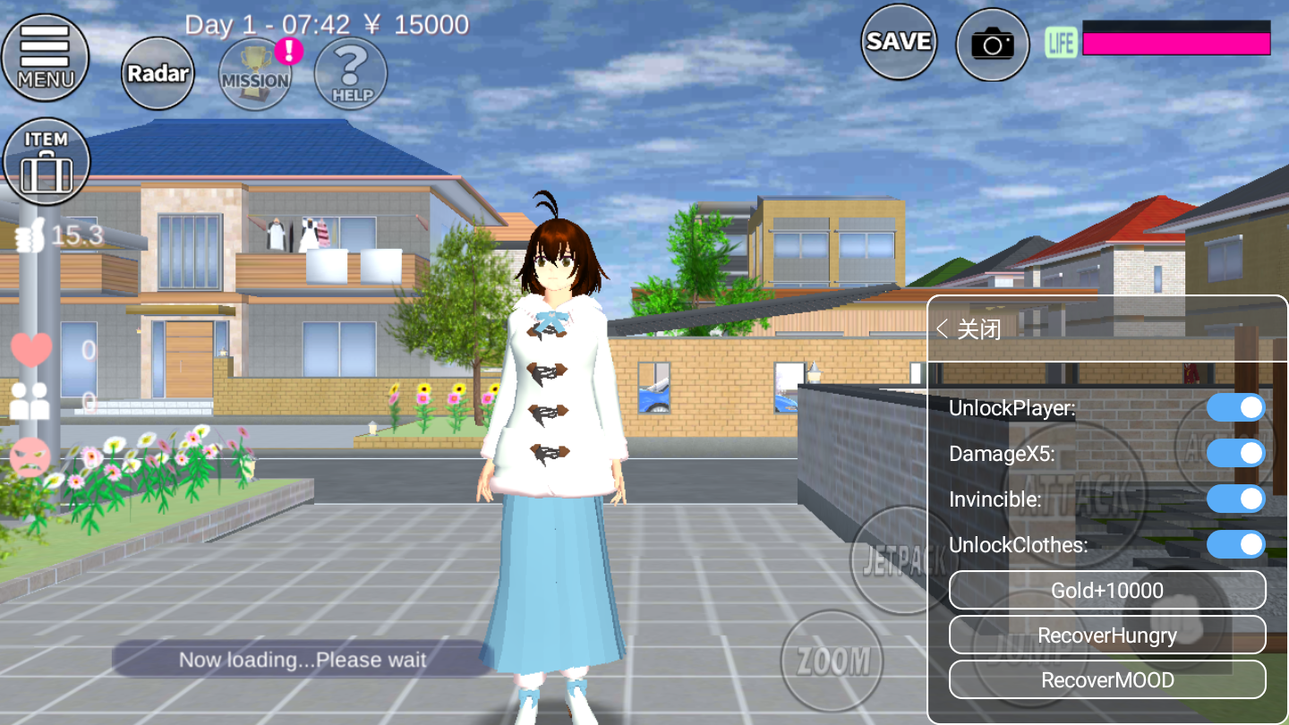 樱花校园模拟器最新版本高马尾(SAKURA SchoolSimulator)