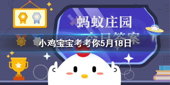 小鸡宝宝考考你岁寒三友图 今日小鸡答案是什么5.18
