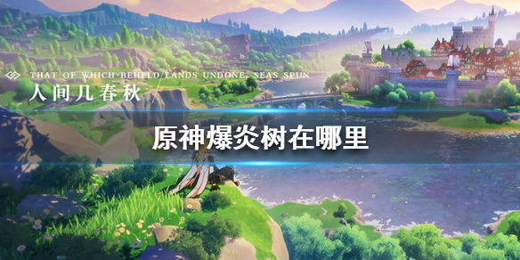 《原神手游》爆炎树在哪里 爆炎树地图位置介绍