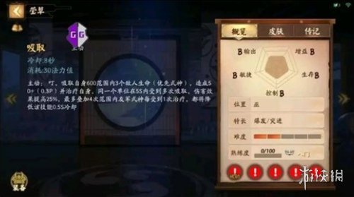 《决战平安京》萤草的技能是什么 萤草技能介绍