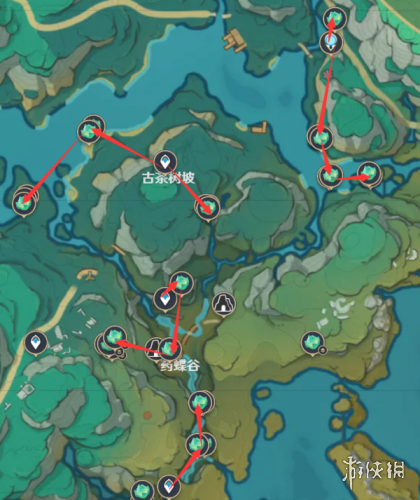 原神清水玉速刷路线
