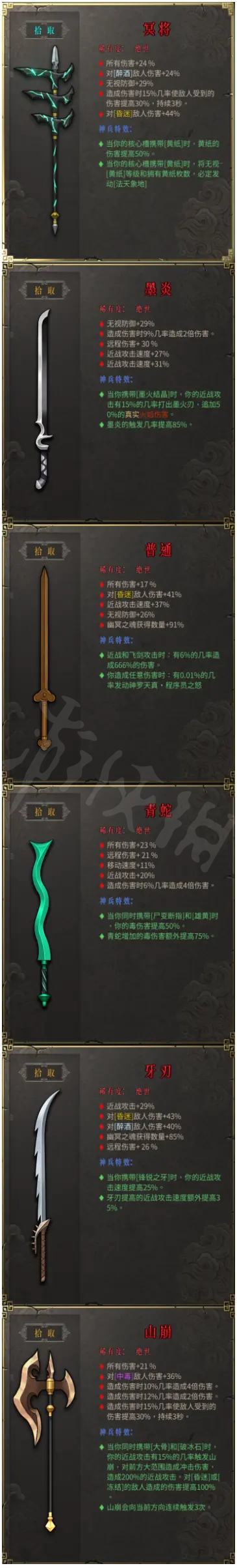 《暖雪》手游版全图文攻略：全圣物武器+全职业流派+全boss【游侠手游攻略组】