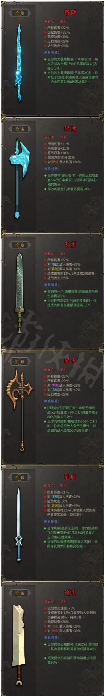 《暖雪》手游版全图文攻略：全圣物武器+全职业流派+全boss【游侠手游攻略组】
