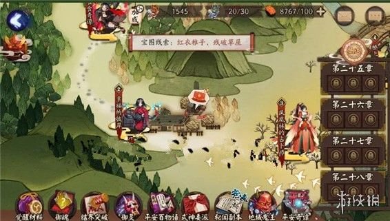 《阴阳师》红衣稚子残破草屋在哪里 梦幻西游联动第六天宝图线索攻略