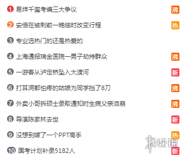 微博热搜榜排名今日7.9 微博热搜榜今日事件7月9日