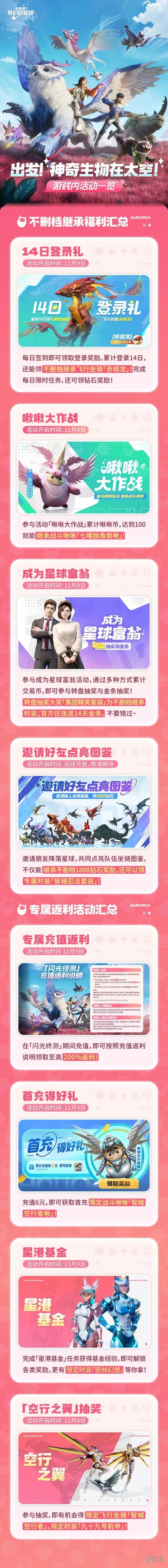 《创造吧我们的星球》闪光终测活动福利有哪些 闪光终测活动福利介绍