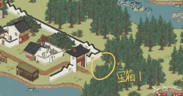 江南百景图虎丘宝箱位置在哪里