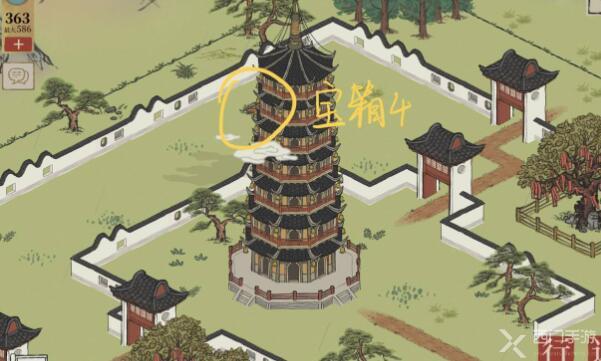 江南百景图虎丘宝箱位置在哪里