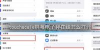 touchscale屏幕电子秤在线怎么打开