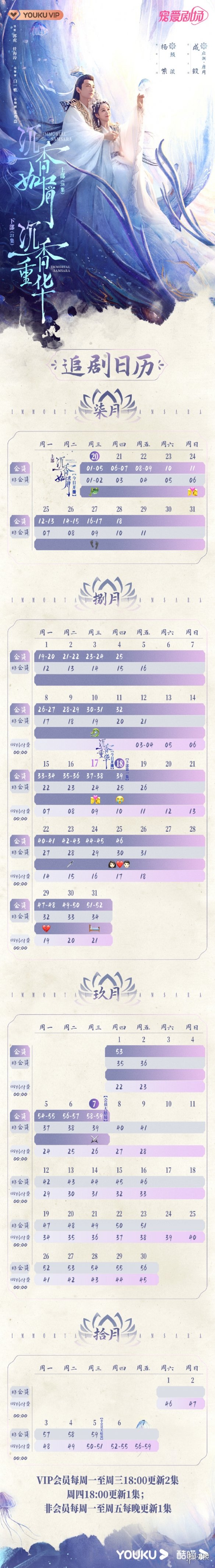 沉香重华更新时间 沉香重华电视剧周几更新